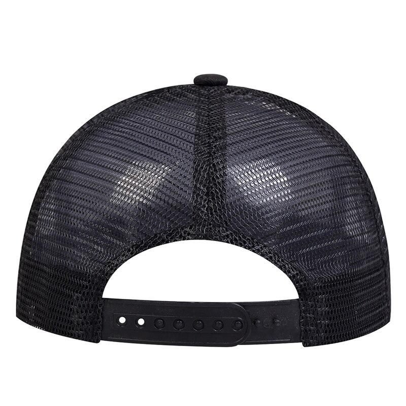 New Hip Hop Unisex Hat New Embroidery Gothic Street Punk Frauen Baseball Cap Men Adjstable Pure Black Sports Women Caps