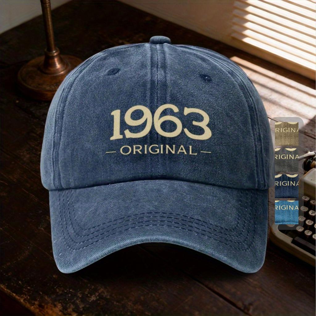 cm ORIGINAL Washed Denim Baseball Cap Adjustable Sunshade Duck Tongue Hat Suitable for All Seasons Essential Fashion