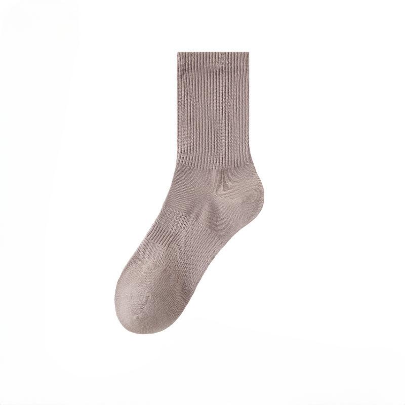 

Женские осенне-зимние носки-трубы 10A, антибактериальные, дезодорирующие, бесшовные, влагоотводящие, дышащие, спортивные 1 pair светло-фиолетовый