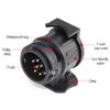 13 To 7 Pin Plug Adapter Trailer Connector 12V Towbar Towing Waterproof Plugs Socket Adapter Protect Connector