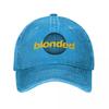 Blond Hip Hop Baseball Cap Vintage Distressed Denim Frank Rapper Ocean Headwear Unisex Outdoor Summer Hats Cap