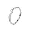 S925 Sterlingsilber Geometrischer Ring für Damen - Minimalistisches, Cooles & Einzigartiges Design, Modischer Schmuck.