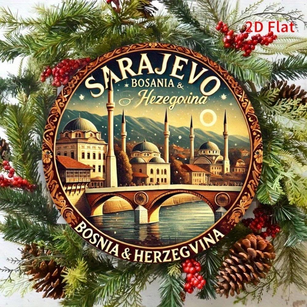 2D Flat Metal Tin Sign Wall Art Home Decor Plaque