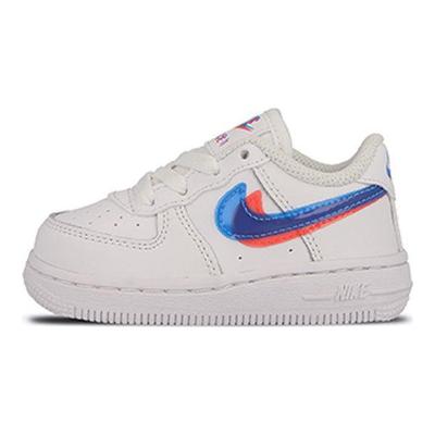 Air Force 1 LV8 KSA TD 3D Glasses Baby Sneakers White Blue-Hero Bright-Crimson CJ7161-100