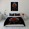 Luxury Rose Decor Set Soft Comfortable Duvet Cover Bedding Set Included 1*Duvet Cover & 2*Pillowcases, Gift