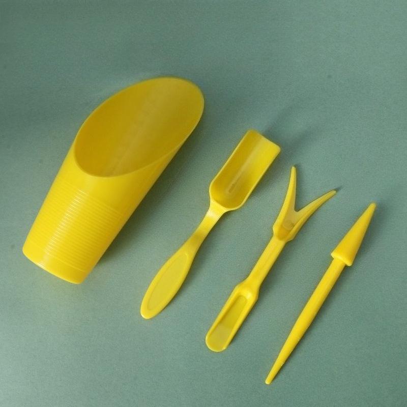 4Pcs/Set of Gardening Tools in Random Colors Including Planting Tools Bucket Shovel Seedling Lifter, Essential Gardening Gadgets Succulent Tools