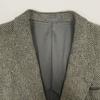 90s-00s LANVIN Cashmere Blend 2 Button Tailored Jacket Blazer R46-44 Men M Black(USED)