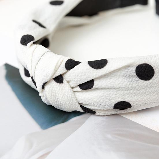 Fashion Bowknot Polka Dot Women's Cloth Hairband Headband Hair Accessories