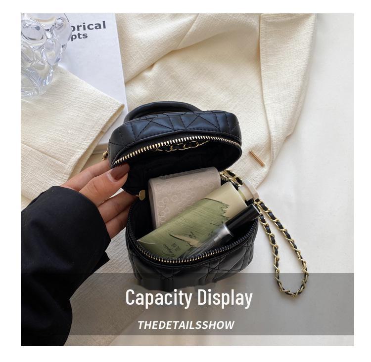 Sac Messenger Mini Chaîne Tendance pour Femmes 2025 - Collection Printemps/Été, Sac à Main Carré Petit et Polyvalent à la Mode