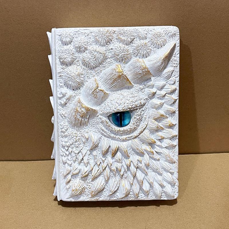 Vintage Dragon Embossed Resin Cover Travel Diary Notebook Travel Journal