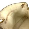 CHANEL vintage Matelasse Quilted Logo Double Chain Shoulder Bag Leather White