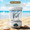 Mini Laundry Cup Portable Washing Machine Foldable Design with 3 Wash Modes for Underwear/Socks