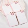 100Pcs Cute Crown Bow Price Tags DIY Hair Accessories Holder  Hair Clip Jewelry Display Tags