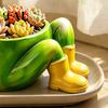 Frog Flower Pot for Succulents Cute Lying Planter, Decorative Resin Plant Pot, Funny Animal Garden Statue Container Indoor Outdoor Small Plants