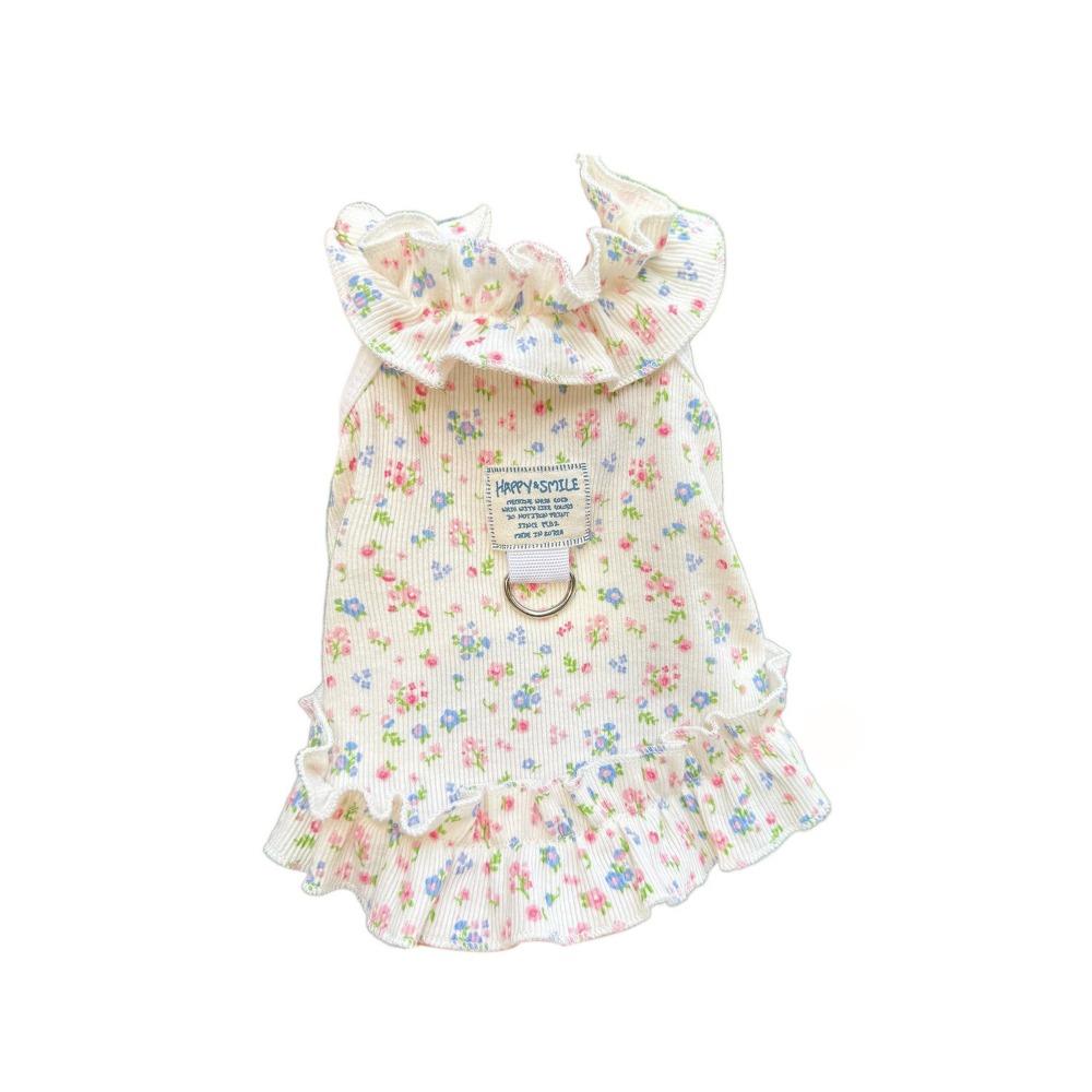 Soft Dog Cool Dress Cute Dog Cooler Clothes Pet Clothes Puppy Skirt  Spring/Summer