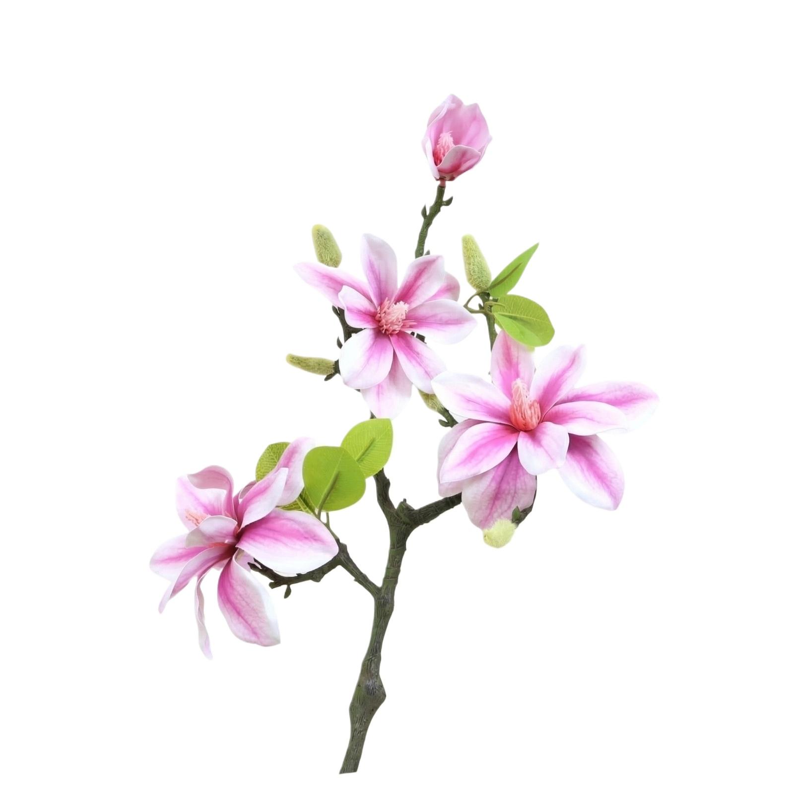 

West Magnolia Artificial Flowers For Wedding, Home, Living Room, Entrance, Dining Table Decoration, Bouquet One Size