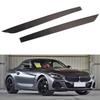 Pair of Carbon Fiber Soft-Touch Decorative Strips for 2017-2020 BMW Z4 Center Console, Gearshift, and Side Trim.