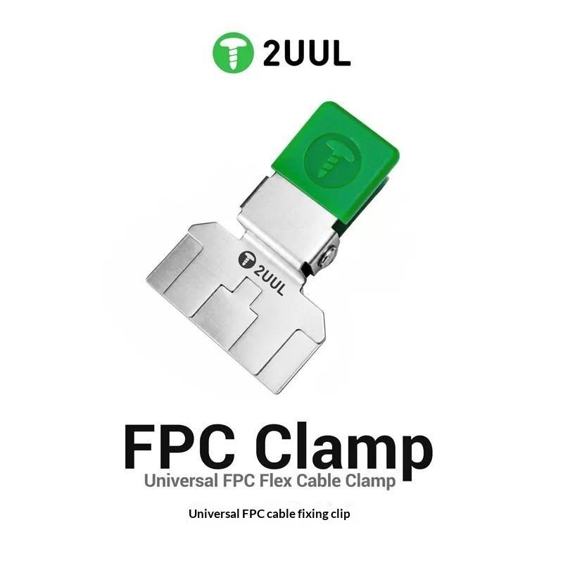 2UUL FC01 FPC Flex Cable Clamp Stainless Steel Universal Positioning Fixture for Mobile Phone PCB Repair Work