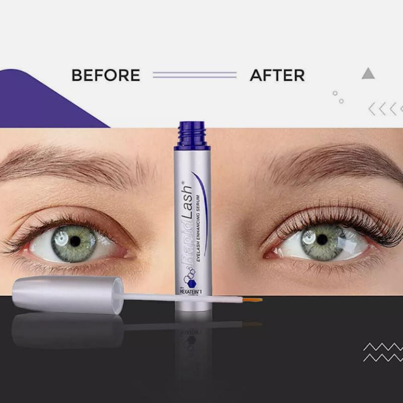 Rapidlash Eyelash Serum 3ml Luxurious Silver Formula For Stunning Long Lashes