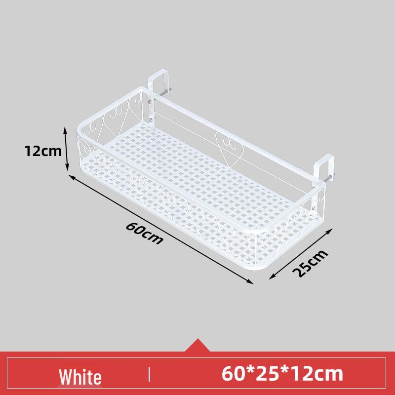 Металлическая подвесная полка-подставка для цветочных горшков на балкон