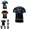 Stylish Women Men Movie Venom Comic Print Casual 3d T-shirt For All Seasons