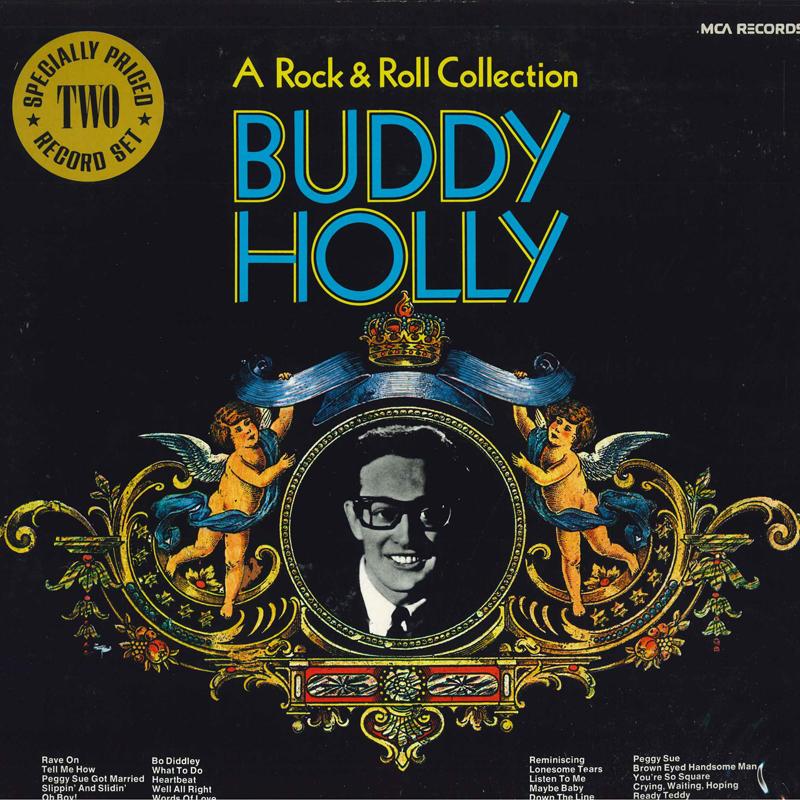LP Record BUDDY HOLLY - A Rock & Roll Collection MCA24009 MCA RECORDS 1980 US Rock Used