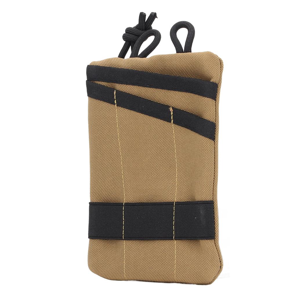 Pung i Oxford-stoff Bærbare innskuddsposer Nøkkelkortholder Myntkortholder Belteveske Oppbevaringspose khaki