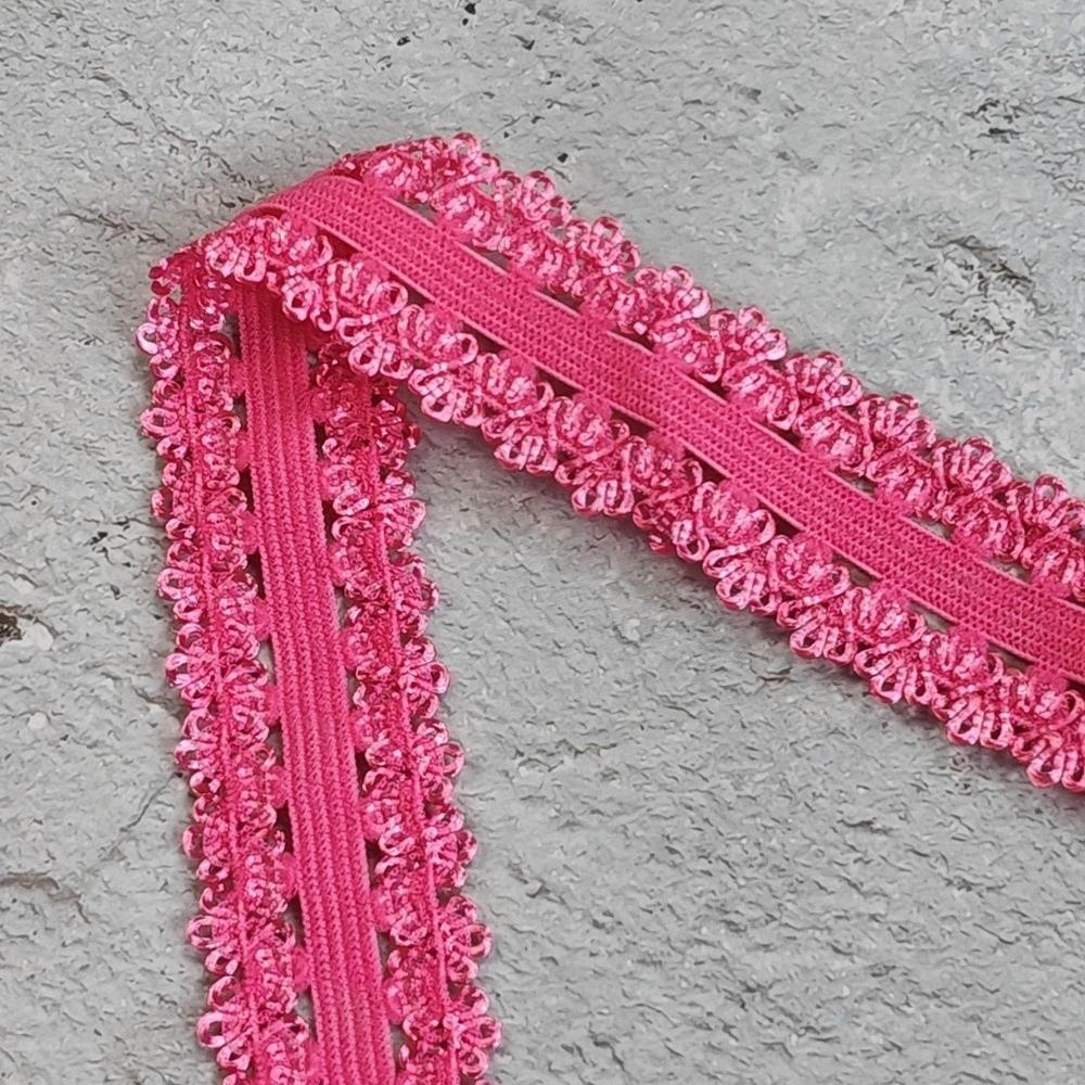 10 Yards 10 Yards Length Elastic Lace Ribbon Colorful Pattern 20mm Width Stretch Lace Trim Stretchy Material Elastic Weave