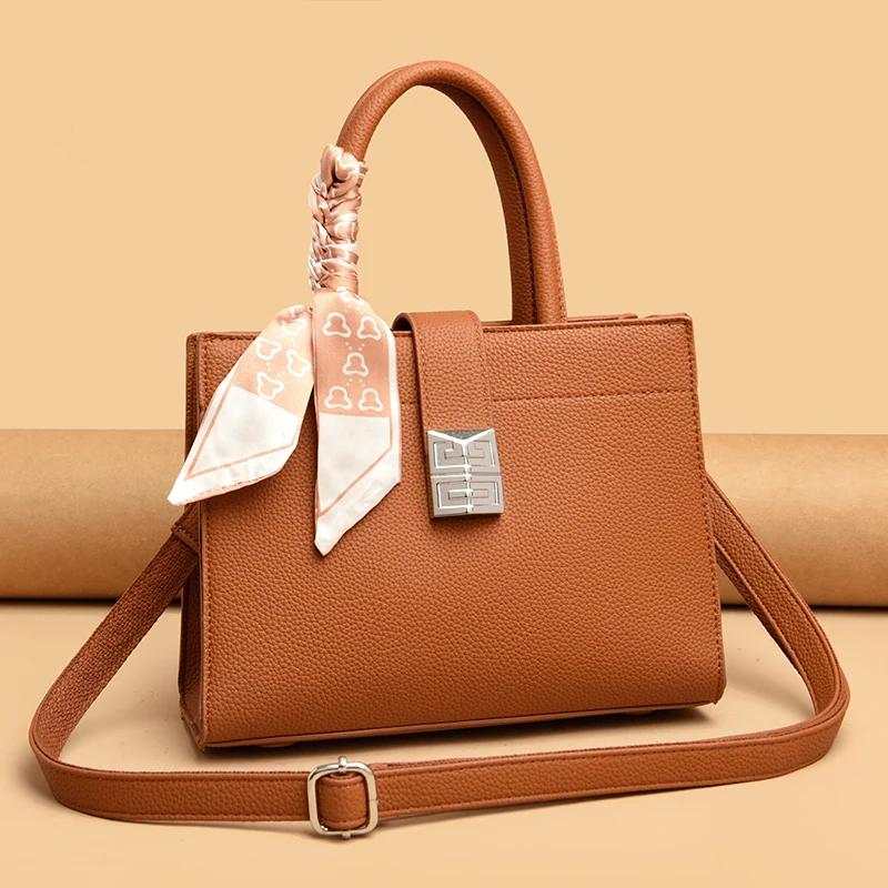New Arrival Retro Women Handbag Fashionable and Elegant Ladies Crossbody Bags High Quality PU Leather Female Brand Shoulder Bag