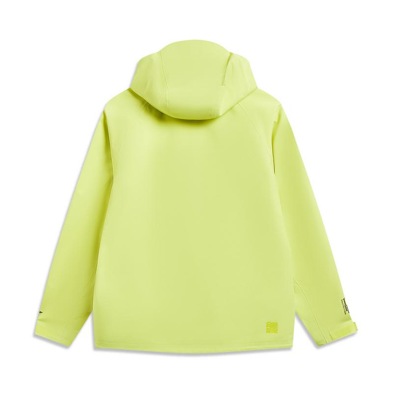 Li-Ning Outdoor CF Letter Zipper Hooded Versatile Casual Waterproof Windproof Breathable Wear-Resistant Cold-Resistant Rainproof Jacket AEMW007-3