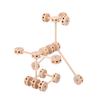 Wooden Blocks Building Skeleton Structure Free Transform Kids Educational Toy