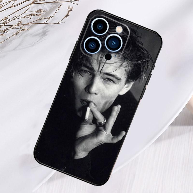 Handsome LEONARDO DICAPRIO Actor Phone Case For iPhone 17 Pro Max 15 14 13 12 11 16 Pro Max Plus 12 13 Mini 16e 17 Air Cover