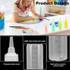 Paint Bottle,Airbrush Paint Bottles Jars Plastic Containers 1oz/30ml of Acrylic Storage Mixing with Ball Jar Bottle Mixer Empty