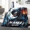 Custom Name Deadpool Wolverine blanket for Couch & Bed, Plush Cozy Fuzzy Blanket Super Soft & Warm Blankets for Fall and Winter. 090823