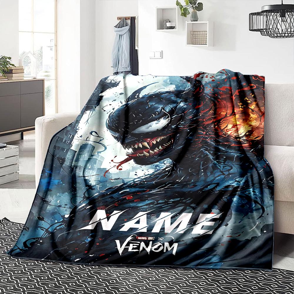 Custom Name Deadpool Wolverine blanket for Couch & Bed, Plush Cozy Fuzzy Blanket Super Soft & Warm Blankets for Fall and Winter. 090823