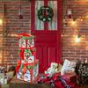 Christmas Boxes Stackable Party Scene Prop Christmas Nesting Empty Boxes For Bedroom Dining Room Living Room Yard Candies Toys