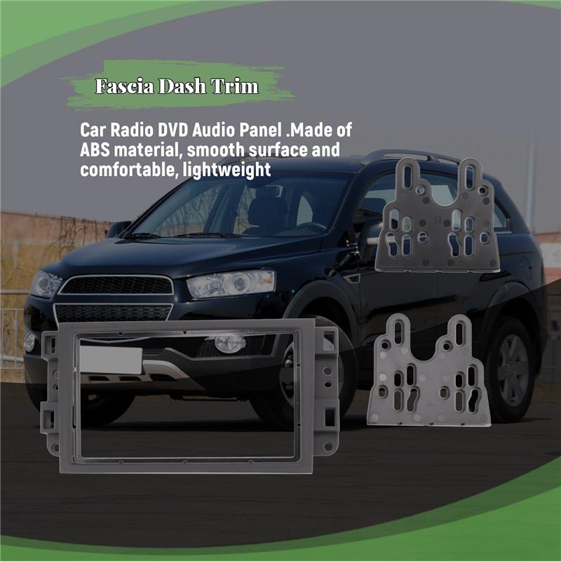 A16P-2Din Car Radio Fascia CD DVD Audio Dashboard Panel Frame For  Captiva / Lova / Gentra / AVEO