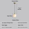 Nordic Marble Pendant Light for Bedroom, Dining Room, or Entrance