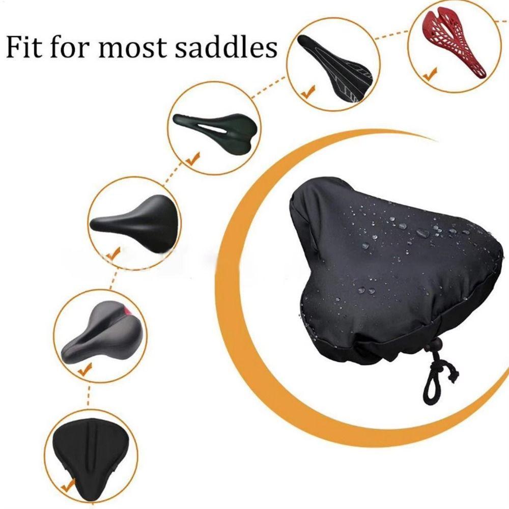 Washable Bicycle Seat Rain Cover Dust-proof Bicycle Seat Cushion  Bicycle Accessories