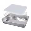 Stainless Steel Baking Pan with Cooling Rack For Kitchen Storage Solution