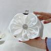 New Flower Portable Oblique Dress Women's Bag Satin Fairy Bride Bridesmaid Versatile Bag