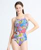 Hugeu Garden Animal Collage Middle Cut Cross Tie Back Wsa2683