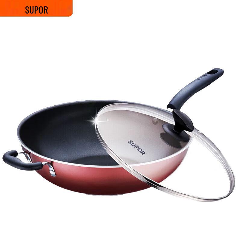 Supor Non-stick Wok with Lid