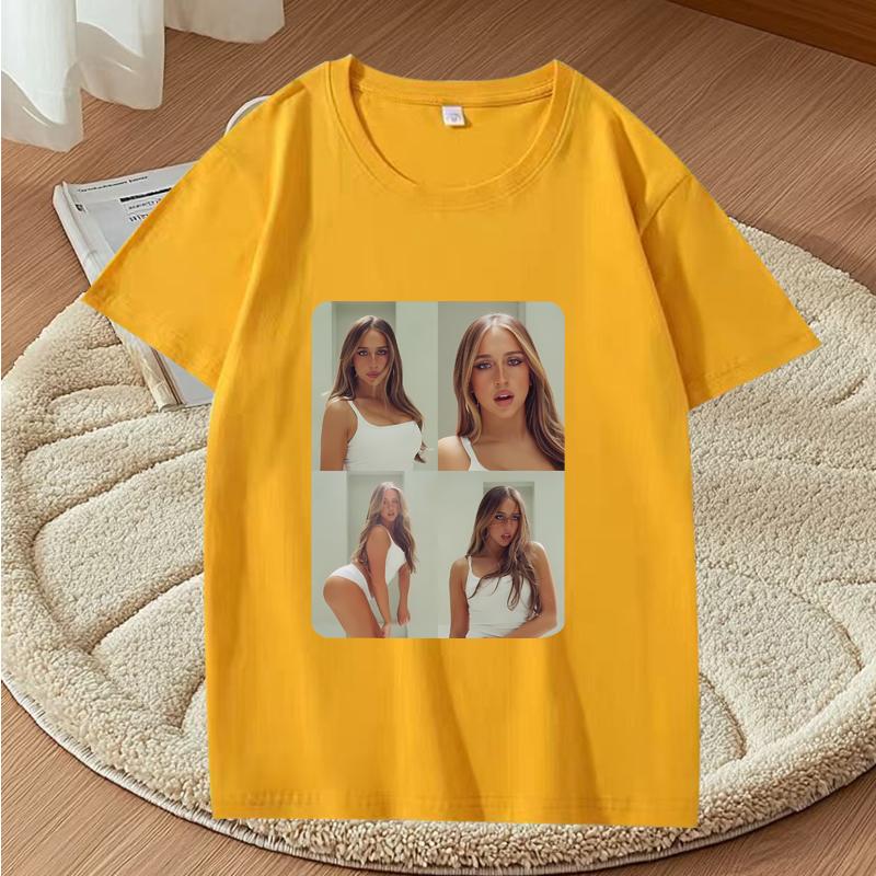 TATE McRae Posters Graphic T-shirt So Close To What Unisex T-shirts with Summer Print by Unisexga Short from a
