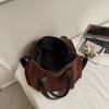 Neue Handtasche für Frauen große Tote-Taschen Kunstwildleder Damen Schulter-Crossbody-Taschen Große Kapazität Reise-Fitness-Tasche braun bolsa