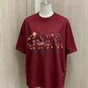 Ummer Cartoon Goose Print T Shirt Oversized Loose Short Sleeve Tees Casual Soft Cotton Basic Tops