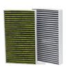 2Pcs 1107681-00-A Car Cabin Air Filter Replacement With Activated Carbon For Tesla Model 3 2017 2018 2019 Air Conditioning Filte