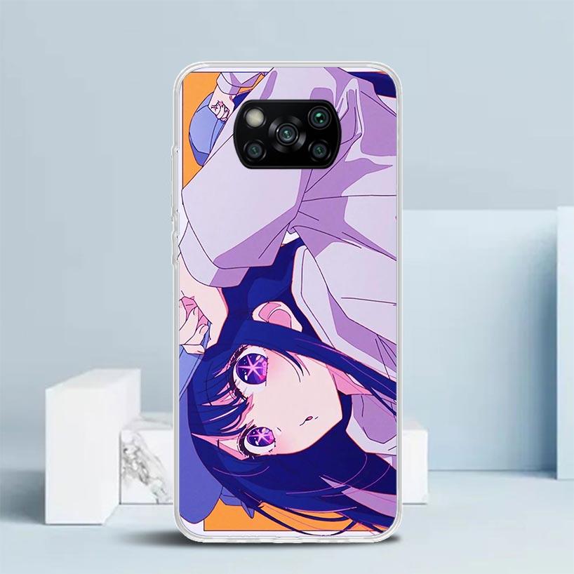 Japan Anime Oshi No Ko Handyhülle Für Xiaomi Poco F7 Ultra X5 X6 X7 Pro M7 Redmi 15C 15 13C 13 12C 12 10C 10 10A 9 9C 9A 9T Hülle