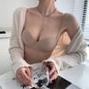 Seamless Push Up Bra for Women Underwire Steel Ring Round Cup Quality Girls Basic Bra Skin-friendly Sexy Bralette Bras
