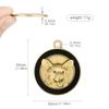 Benutzerdefinierte Hundemarke Personalisierte Hundemarke Golden Retriever Schild Retro Haustierhalsband Zubehör Name DIY Für Welpen Halsketten Anhänger